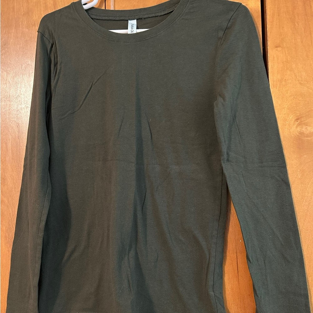 Zenana Outfitters Olive Long Sleeve Top